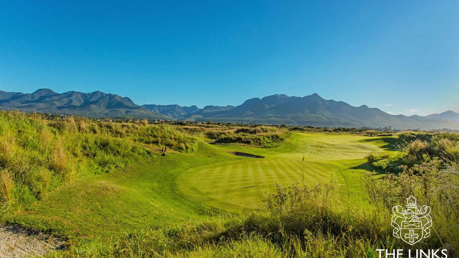 The Links at Fancourt with the Outeniqua mountains behind, George
